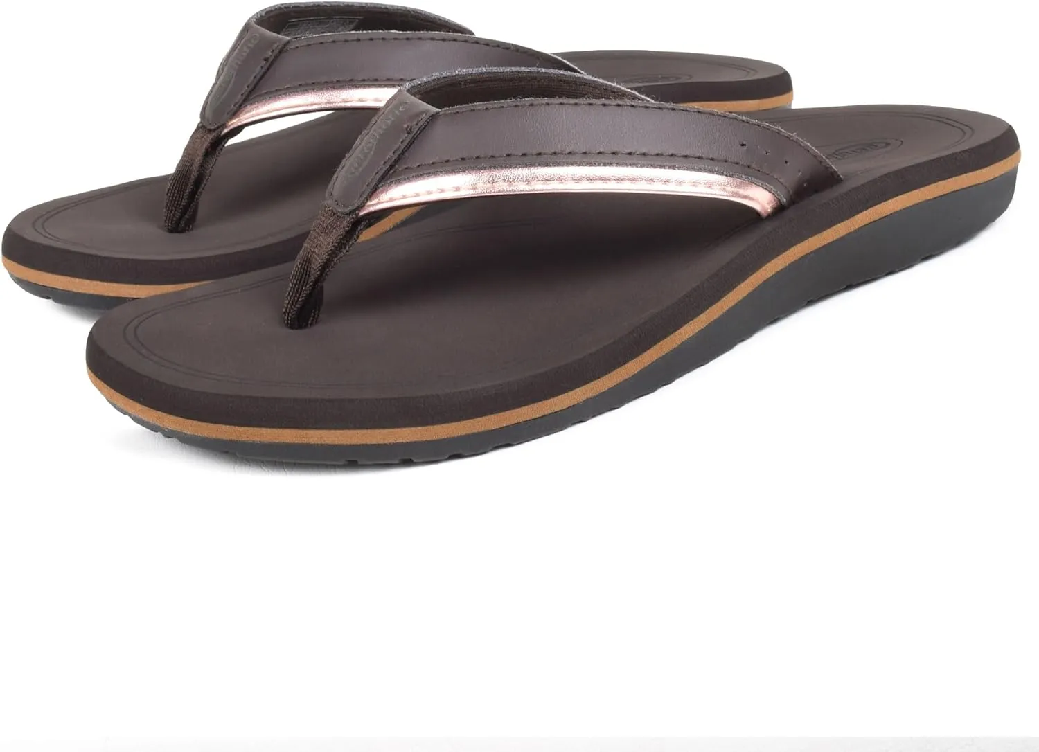 AEROTHOTIC Womens Casual Comfort Quick Drying Cushion Soft Flip Flops with Arch Support Non-Slip Thong Sandals