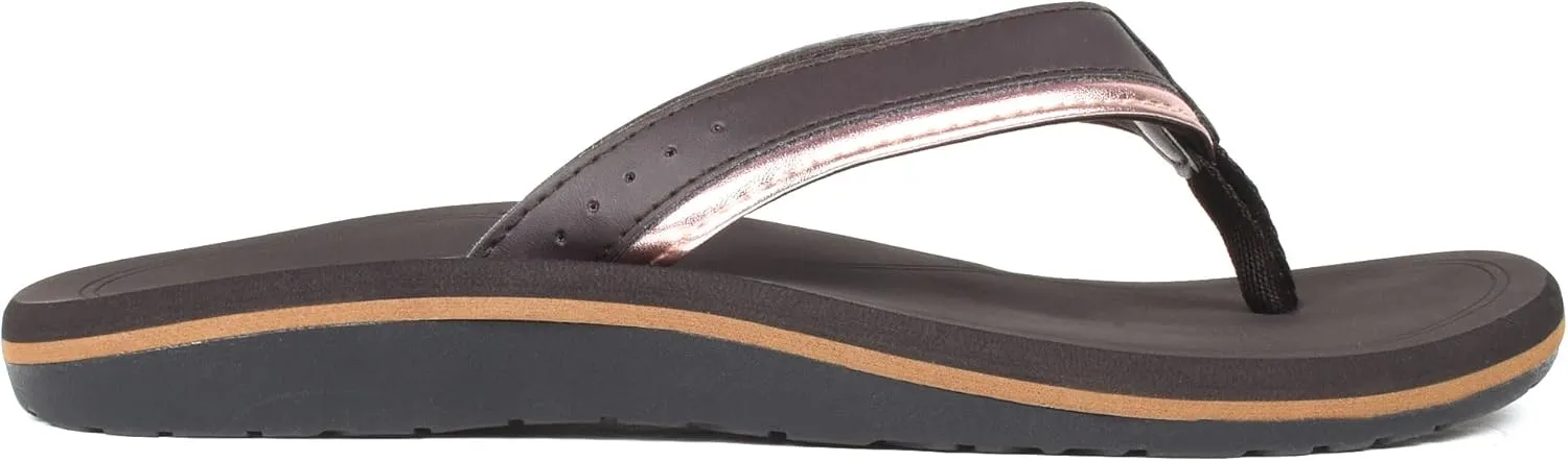 AEROTHOTIC Womens Casual Comfort Quick Drying Cushion Soft Flip Flops with Arch Support Non-Slip Thong Sandals