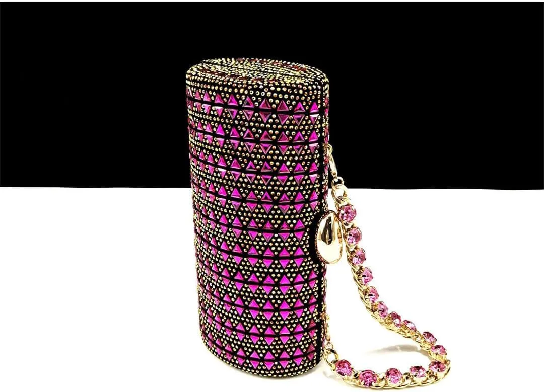 African Banquet Shoes and Bag Set Italian Rhinestone High Heels with Clutch