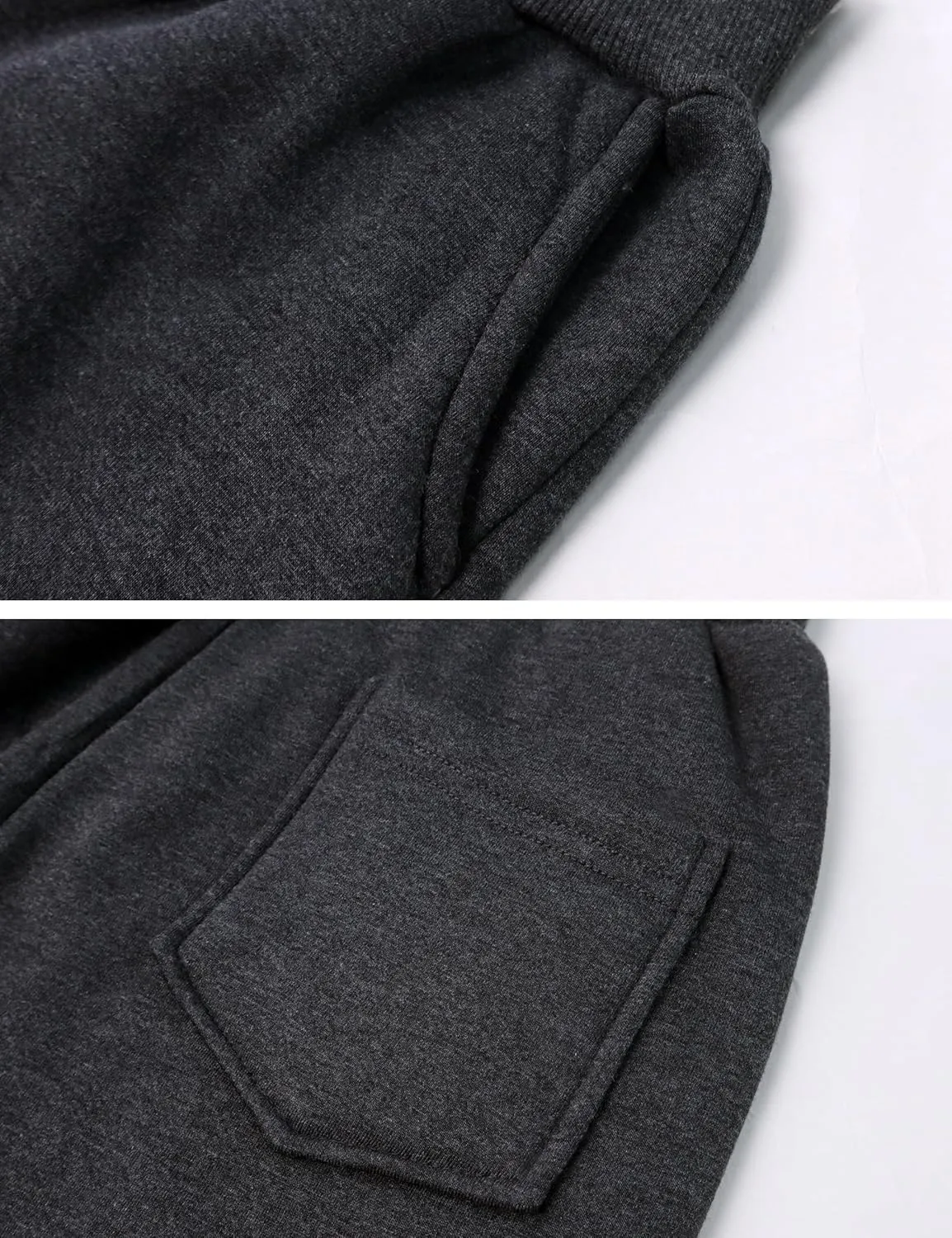 AMEBELLE Boys Girls' Winter Warm Jogger Pant Fleece Lined Elastic Waist Sweatpants