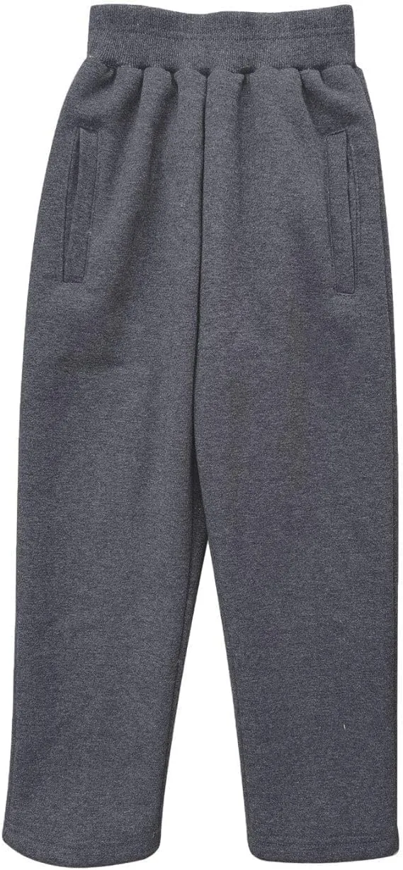 AMEBELLE Boys Girls' Winter Warm Jogger Pant Fleece Lined Elastic Waist Sweatpants