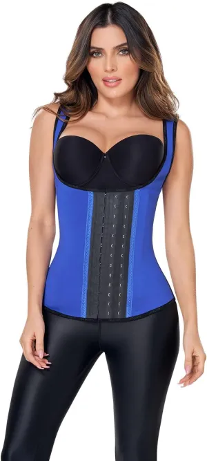 Ann Chery 2022 Latex Waist Trainer Vest for Women | 3 Hooks Colombian Body Shaper | High Compression for Daily & Sports Use