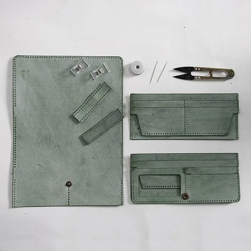 BABYLON™ DIY Minimalist Leather Wallet for Mens