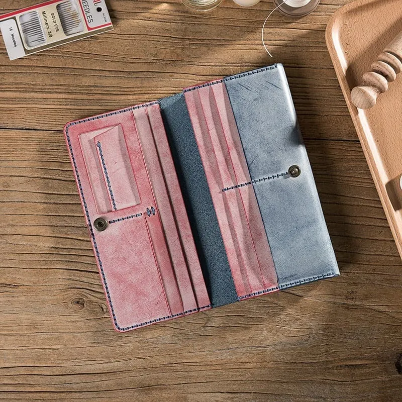 BABYLON™ DIY Minimalist Leather Wallet for Mens