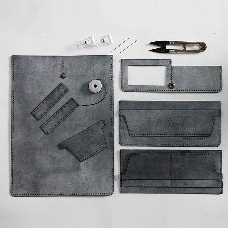 BABYLON™ DIY Minimalist Leather Wallet for Mens