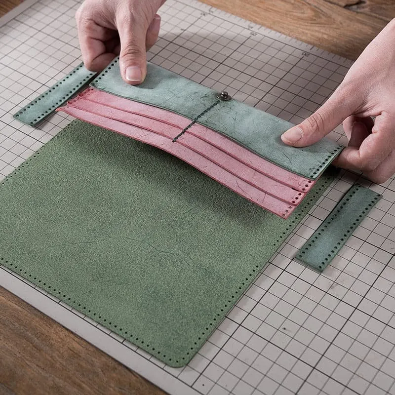 BABYLON™ DIY Minimalist Leather Wallet for Mens