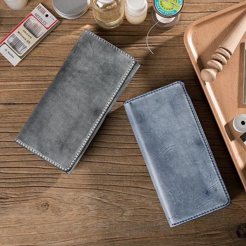 BABYLON™ DIY Minimalist Leather Wallet for Mens