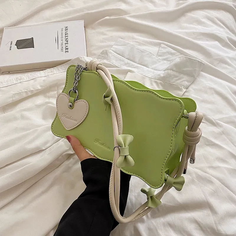 Bow Girl Small Square Fashion Shoulder Bag
