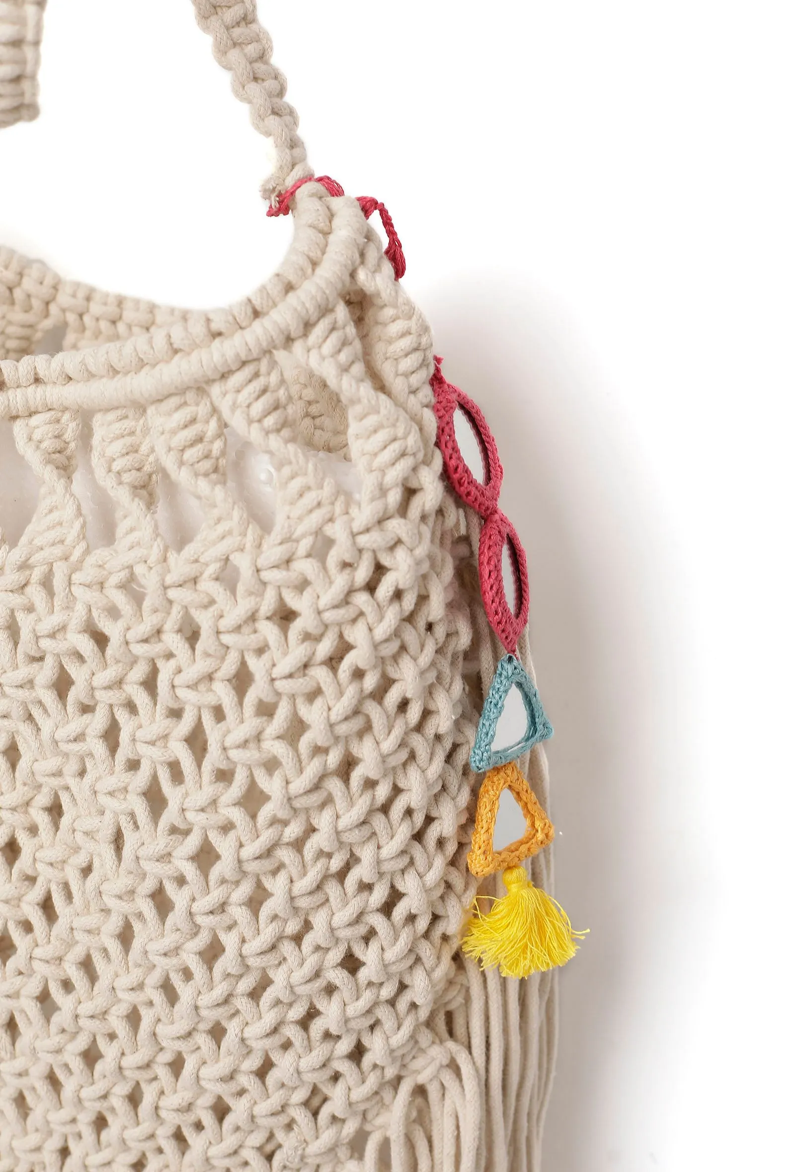 Coconut Macrame Classic Tote Bag