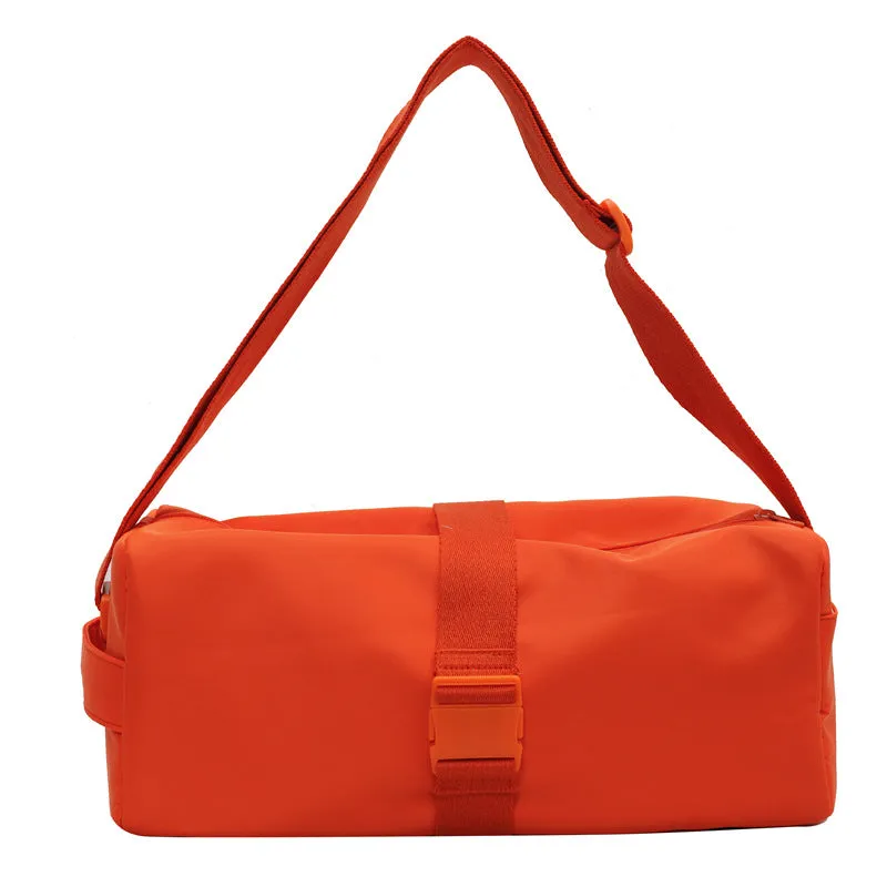 DUNNMALL Internet Celebrity Toast Bag Casual Nylon Large Capacity Sports Style Broadband Shoulder Messenger Bag Workout Travel All-Match Trendy Bag
