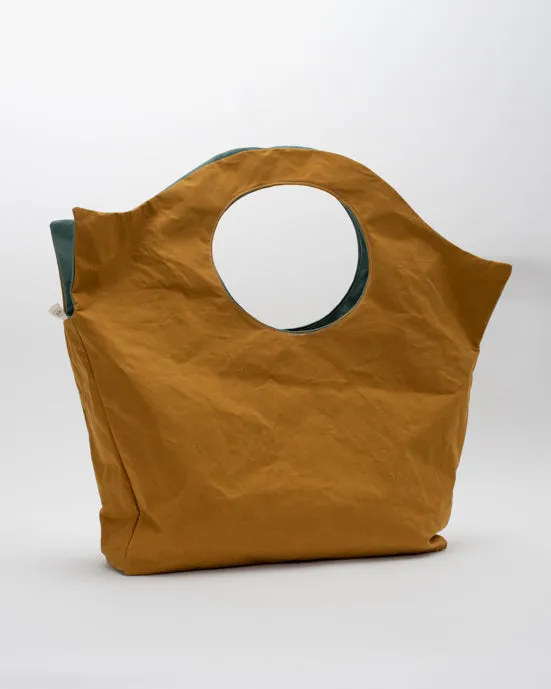 Mustard & Turquoise Shopper Bag