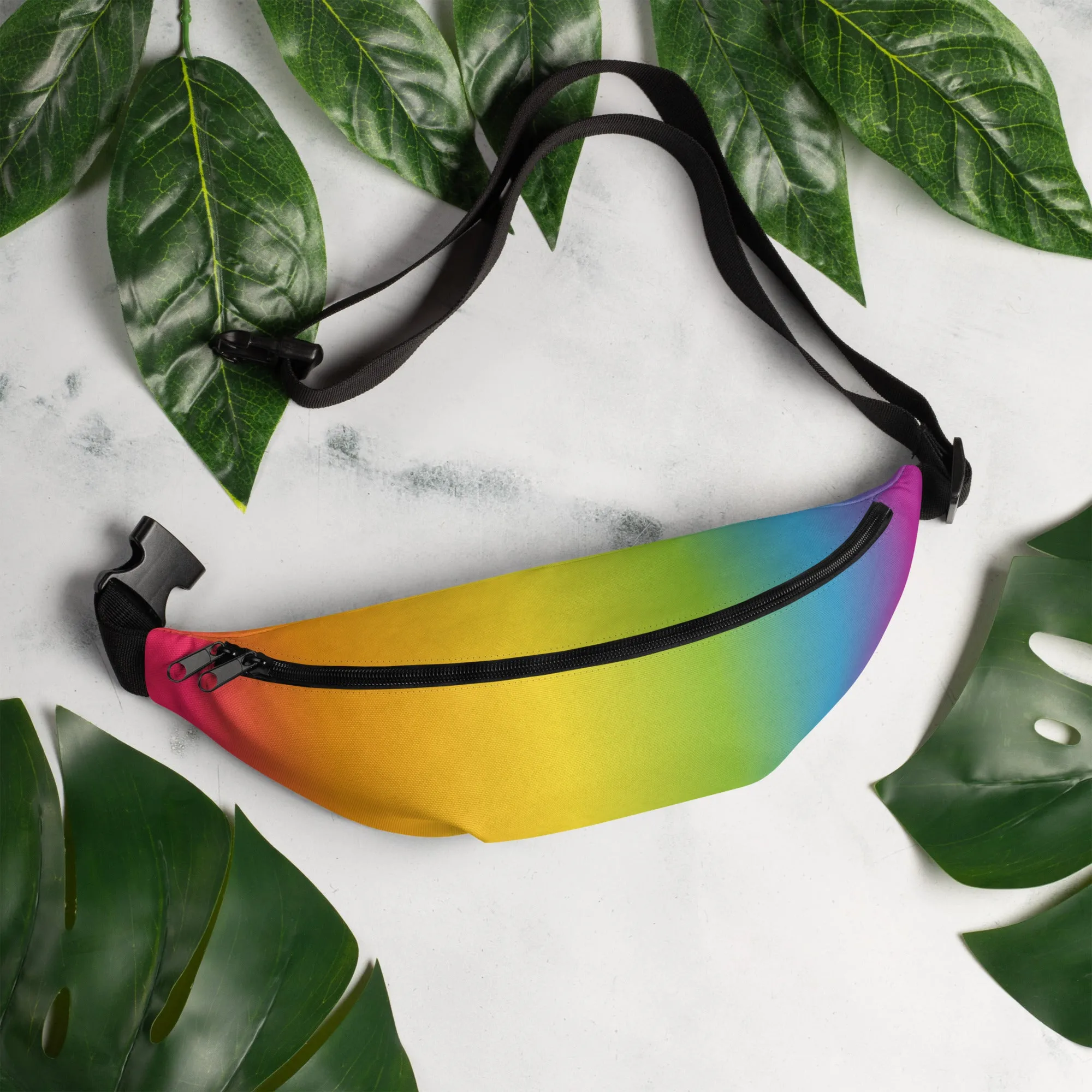 Rainbow Gradient Fanny Pack/Bum Bag