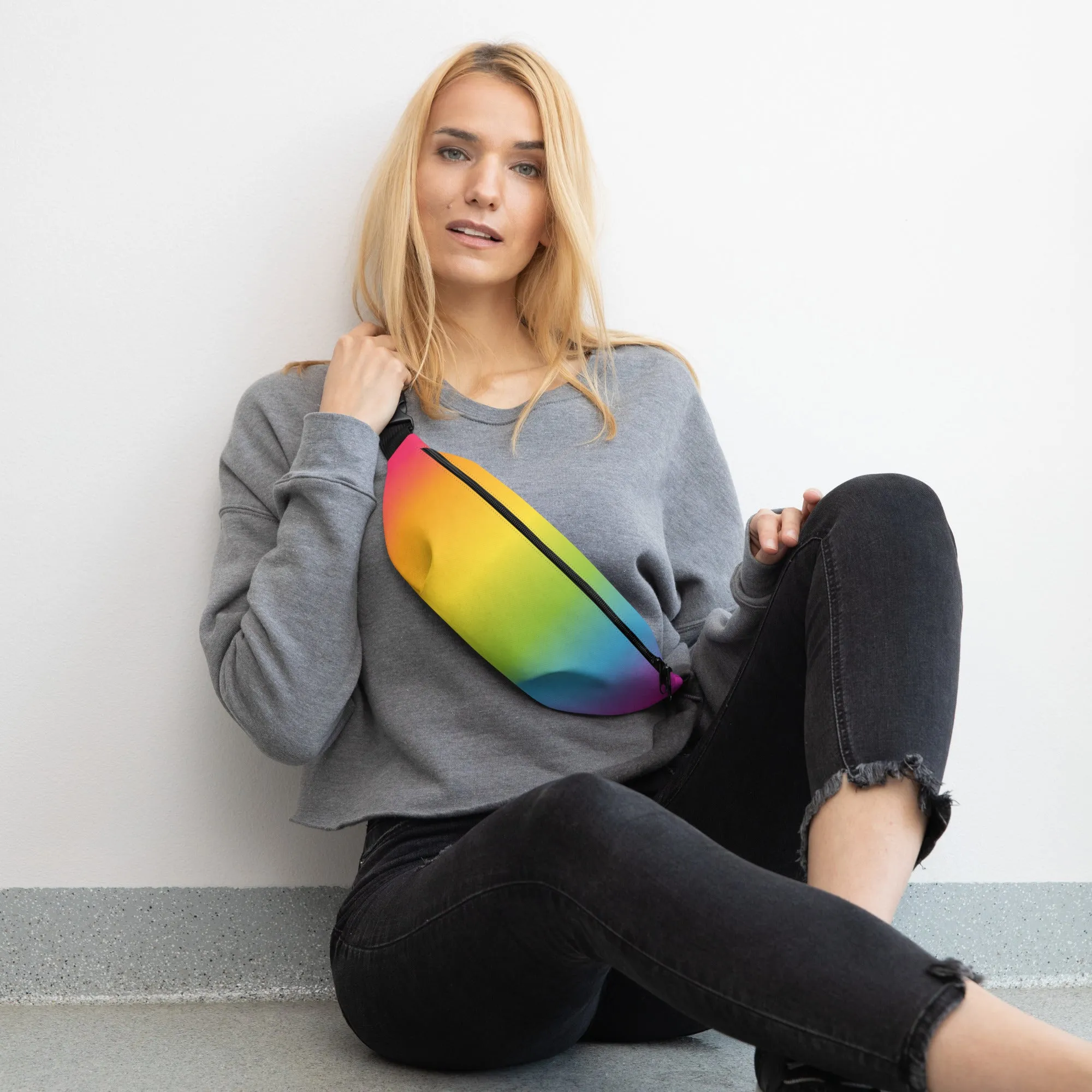 Rainbow Gradient Fanny Pack/Bum Bag
