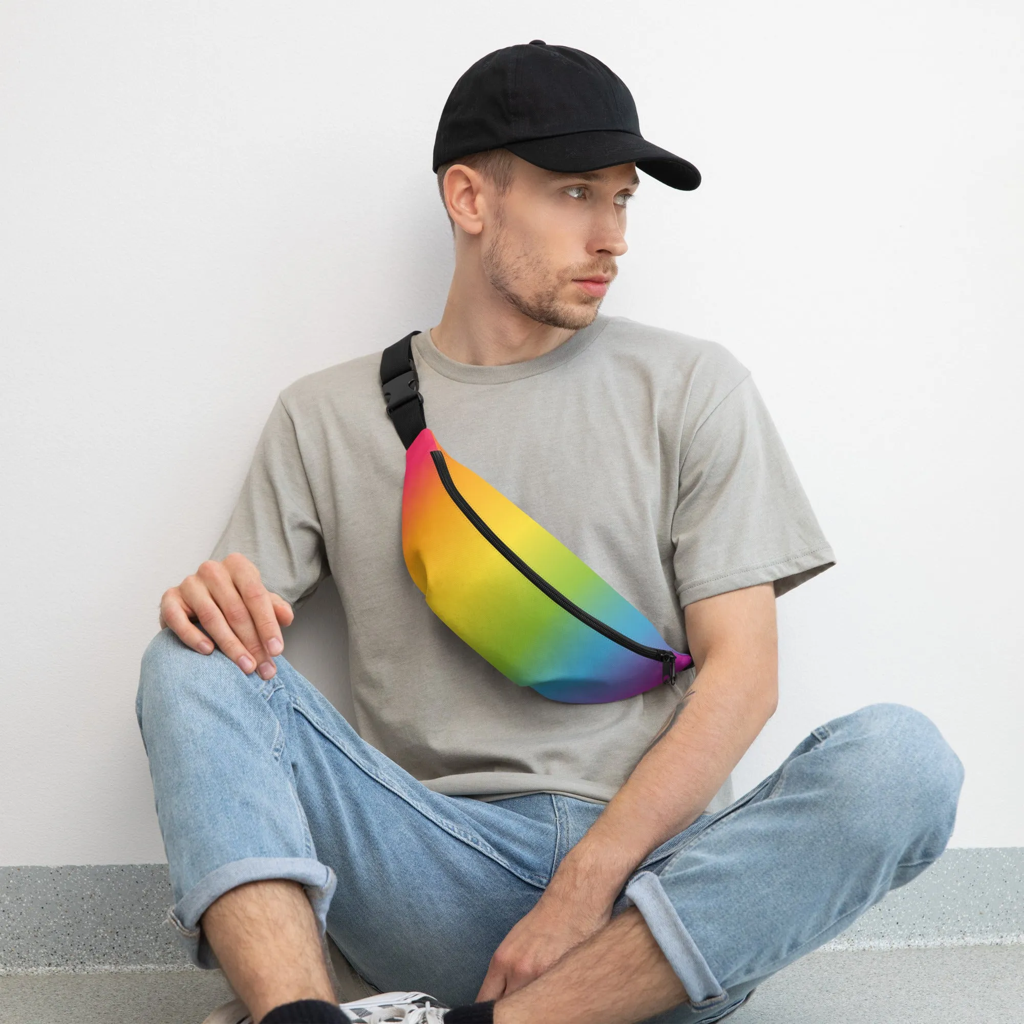 Rainbow Gradient Fanny Pack/Bum Bag
