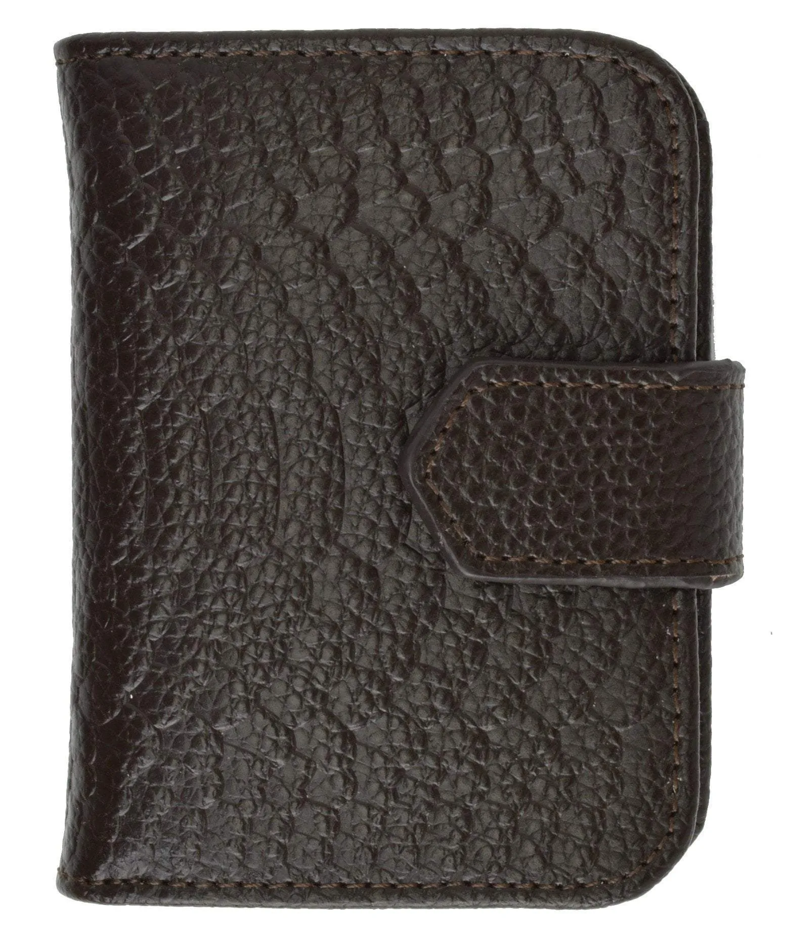 Small Fashion Croco Design Card Holder ID with Snap 118-662 (C)