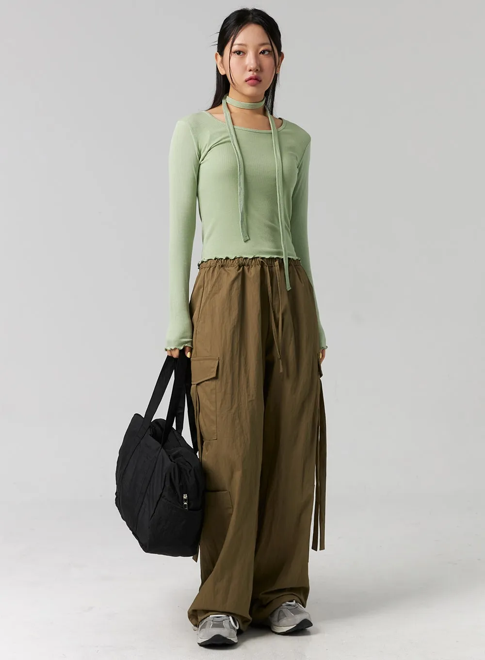 Sporty Oversized Shoulder Bag CG315