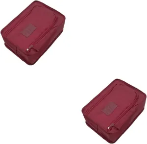 TENDYCOCO Travel Bag 2pcs Storage Bag Shoe Bags Portable Shoes Organizer Toiletry Bag Travel Foldable Shoebox Foldable Shoes Bag