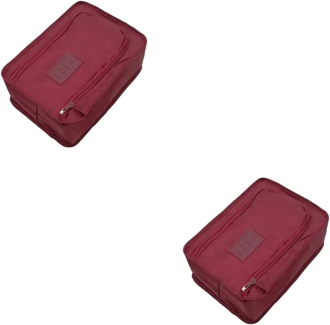 TENDYCOCO Travel Bag 2pcs Storage Bag Shoe Bags Portable Shoes Organizer Toiletry Bag Travel Foldable Shoebox Foldable Shoes Bag